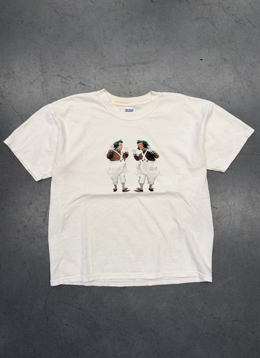 Y2K  OOMPA LOOMPA (1971) WILLY WONKA AND THE CHOCOLATE FACTORY TEE (GILDAN TAG)
