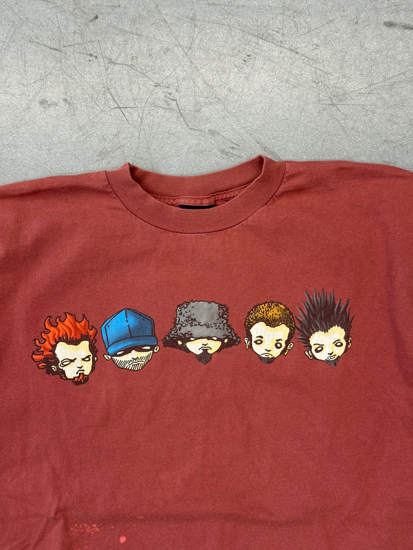 1998 LIMP BIZKIT DUVAL SCHOOL BUS TEE (GIANT TAG)