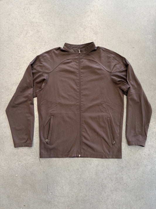 90S SUPREME ZIP UP JACKET BROWN