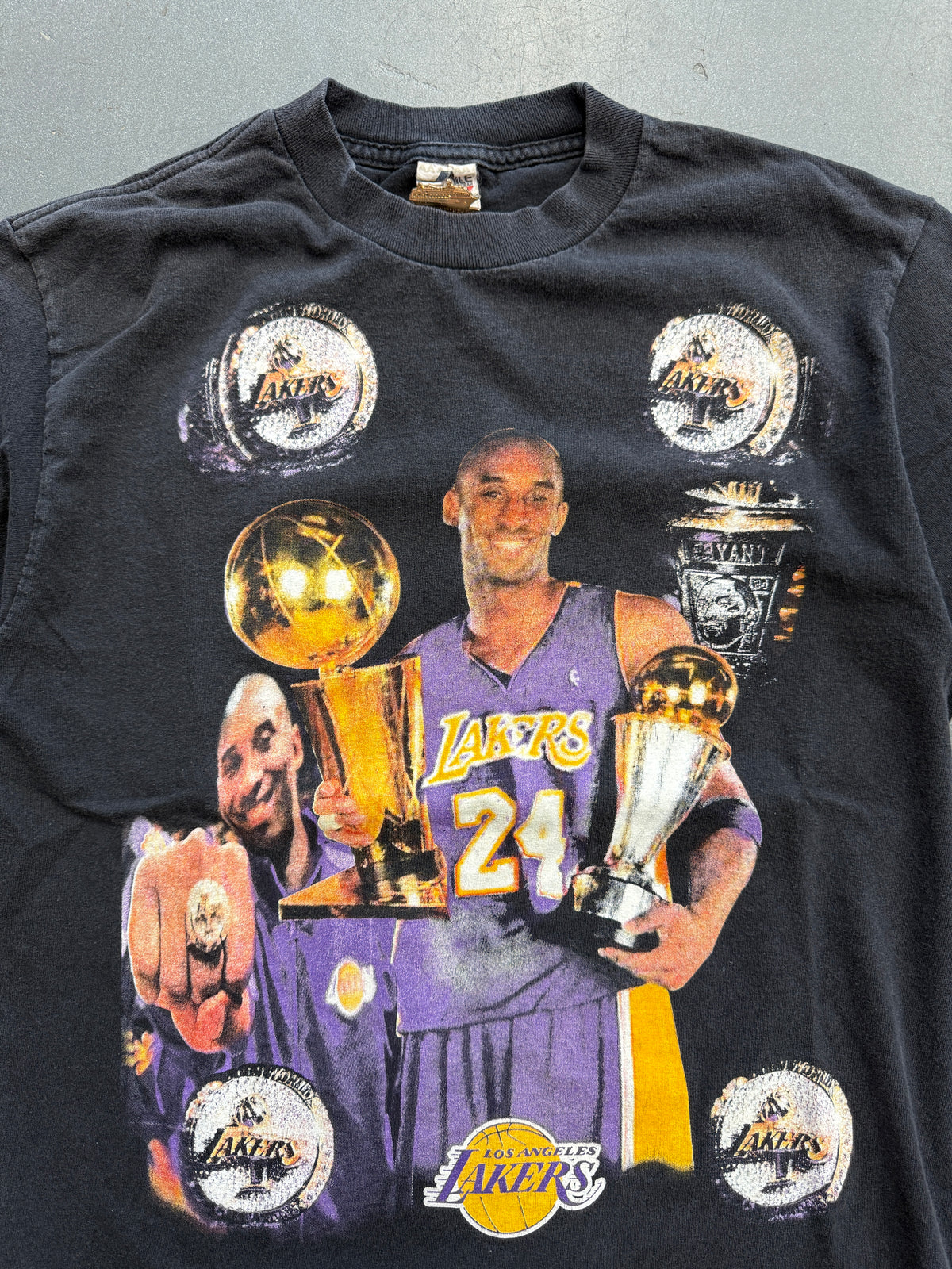Y2K KOBE BRYANT 50 YEARS LONG LOS ANGELES LAKERS TEE (ALSTYLE TAG)
