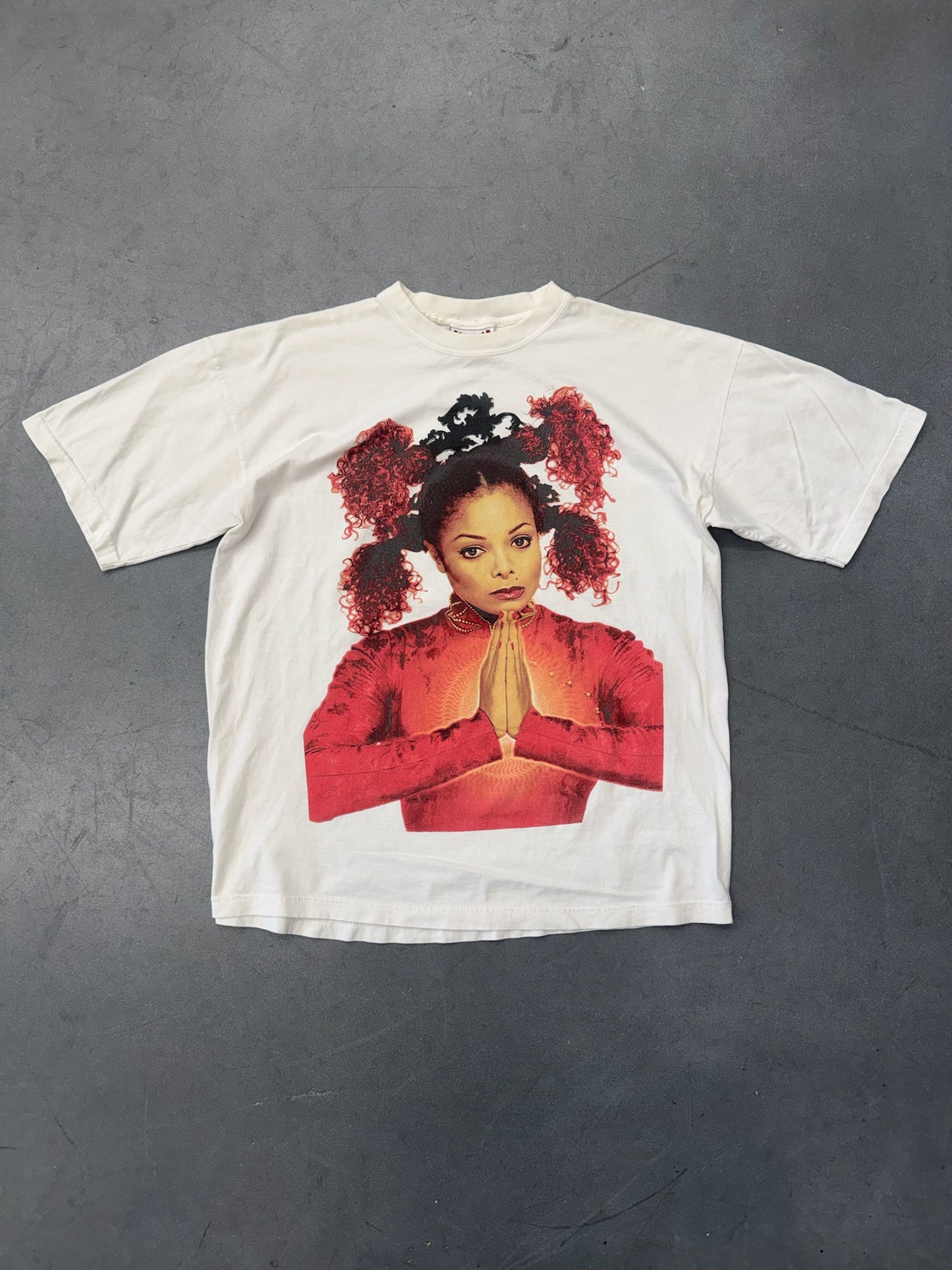 1998 JANET JACKSON VELVET ROPE WORLD TOUR TEE (REDWOOD TAG)