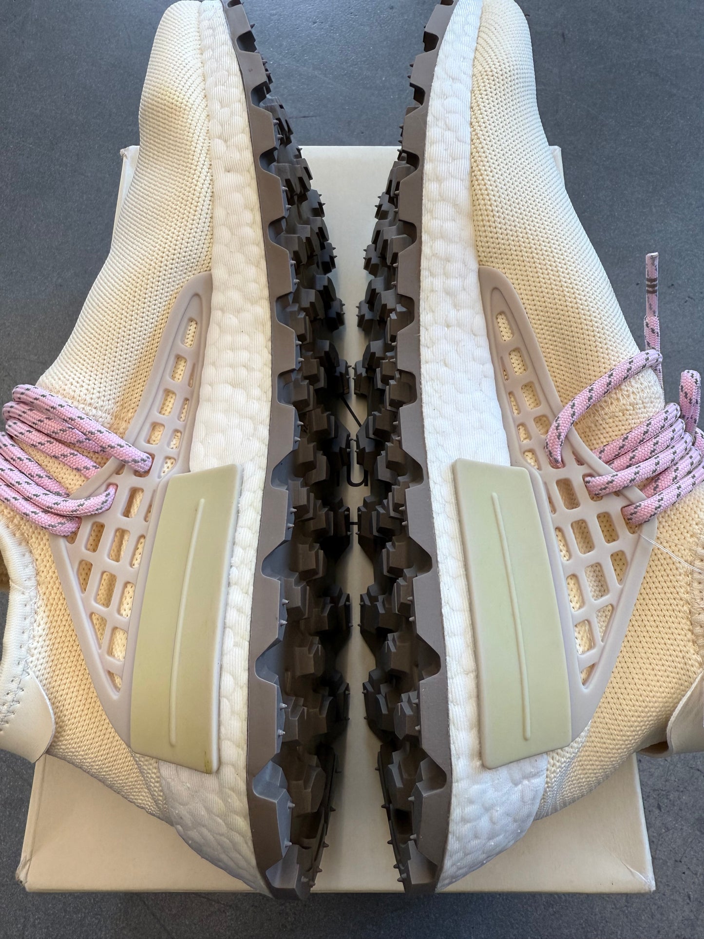 SIZE 11 ADIDAS NMD HU PHARRELL NERD CREAM (BRAND NEW WITH BOX)
