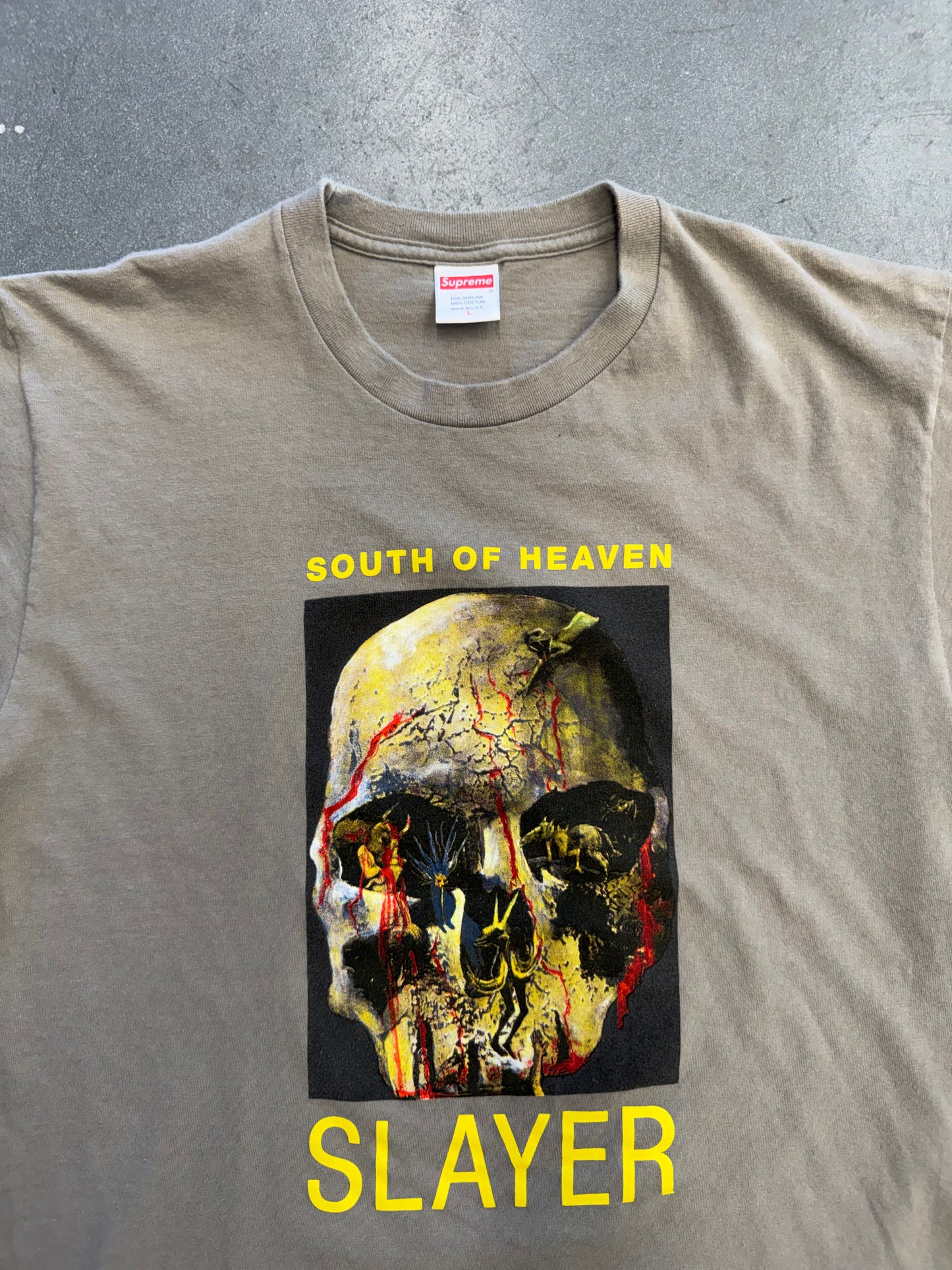 FW16 SUPREME SLAYER SOUTH OF HEAVEN TEE