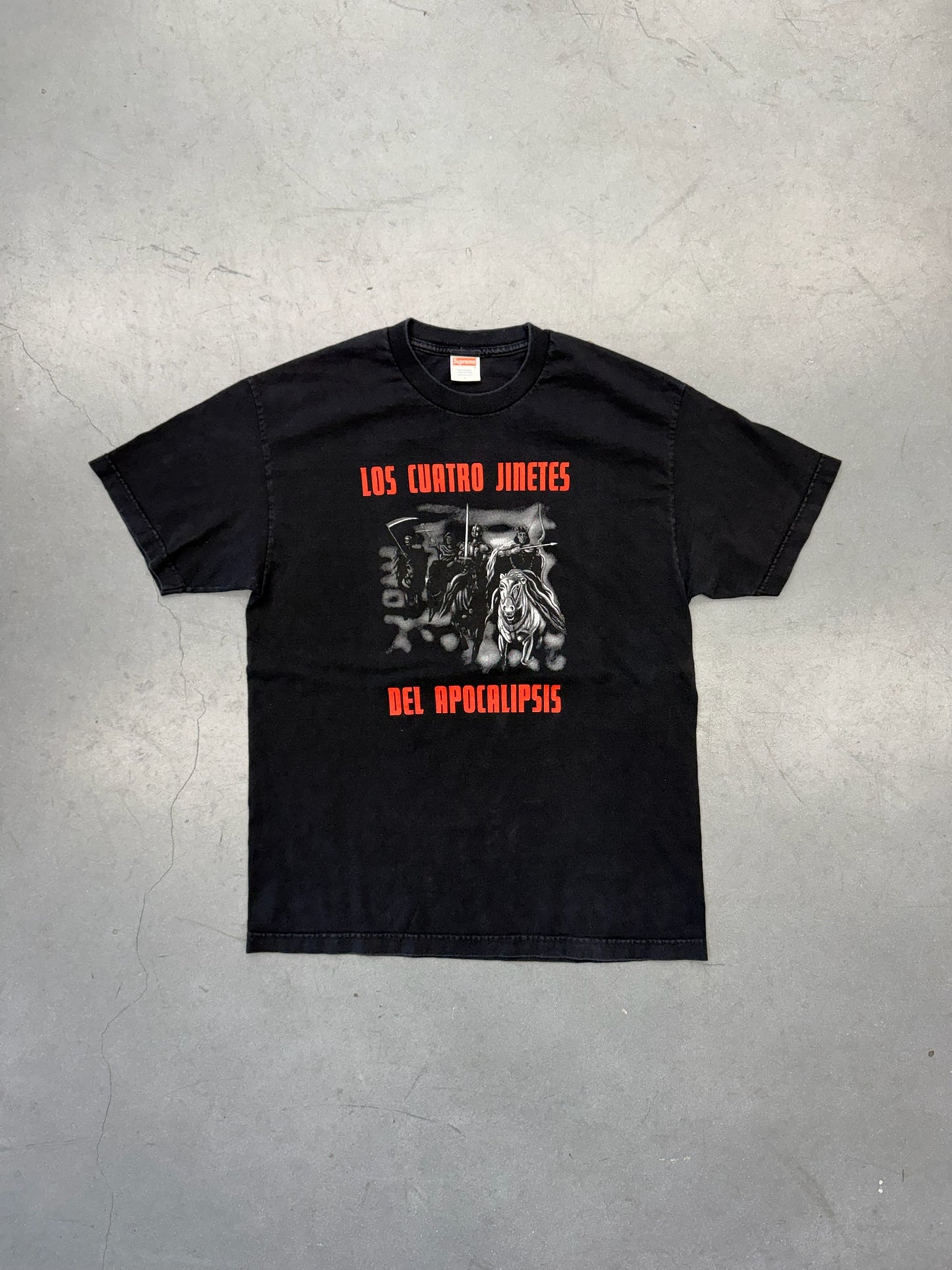 SS05 SUPREME FOUR HORSEMEN TEE - BLACK