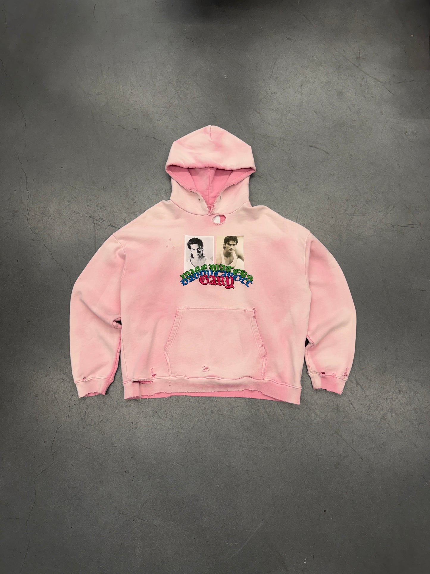 PALY MY OWN PRIVATE RODNEY HOODED SWEATSHIRT - PINK