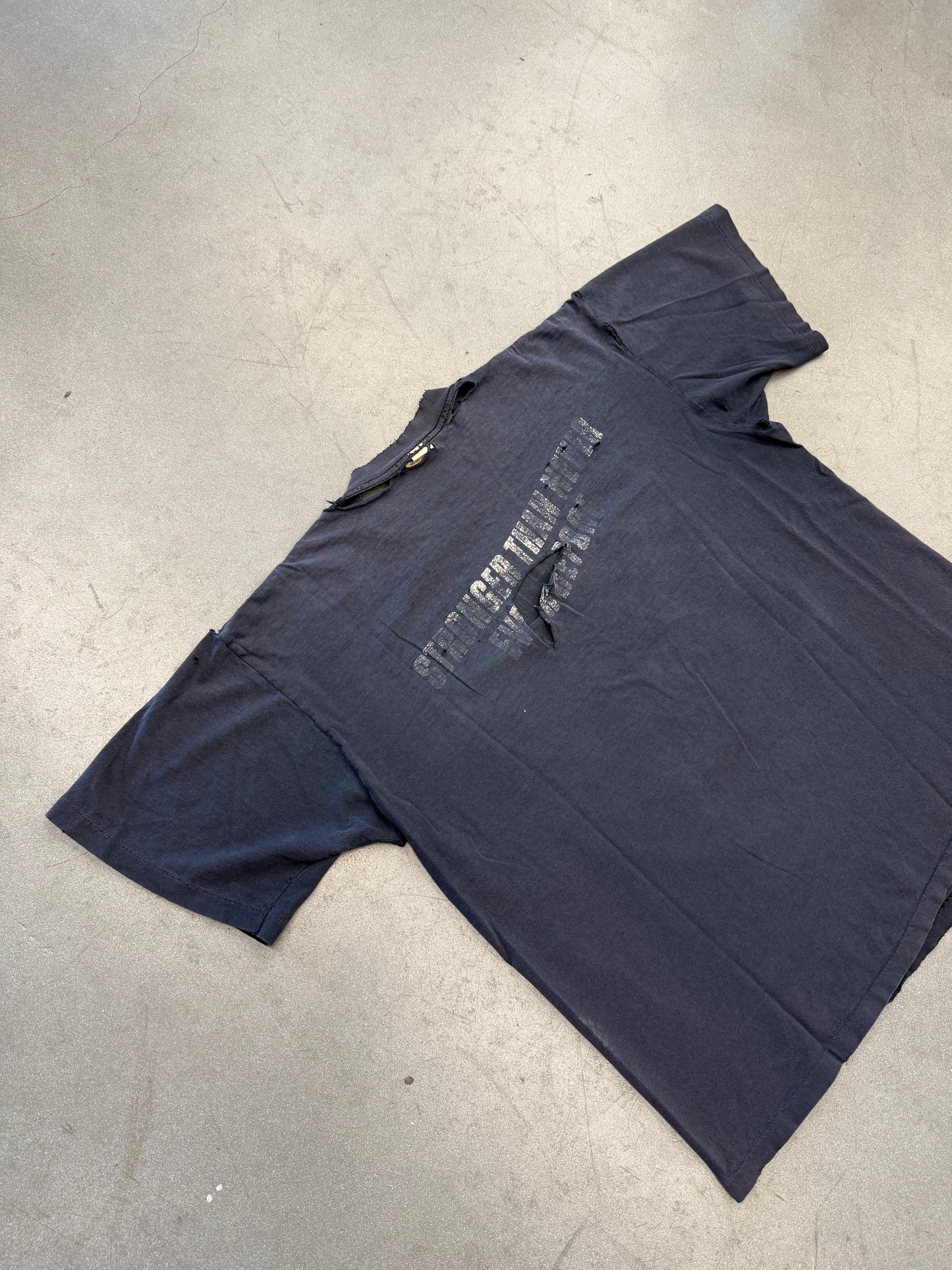 KMFDM A DRUG AGAINST WAR TEE (JUST SAY ROCK TAG)