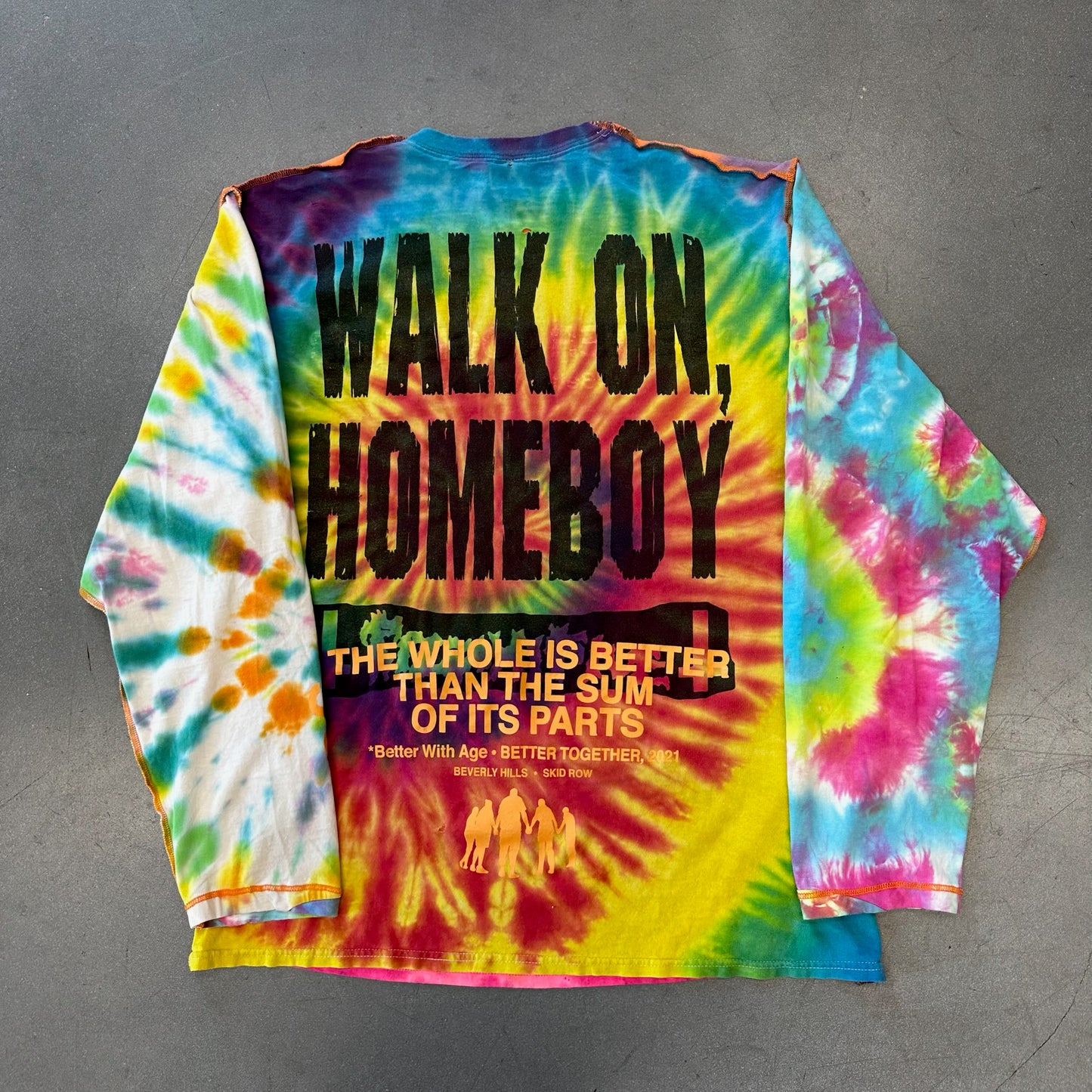 BETTER WITH AGE TIE DYE LONGSLEEVE REVERSABLE