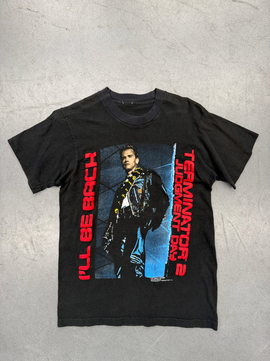 1991 TERMINATOR 2 JUDGMENT DAY I'LL BE BACK TEE