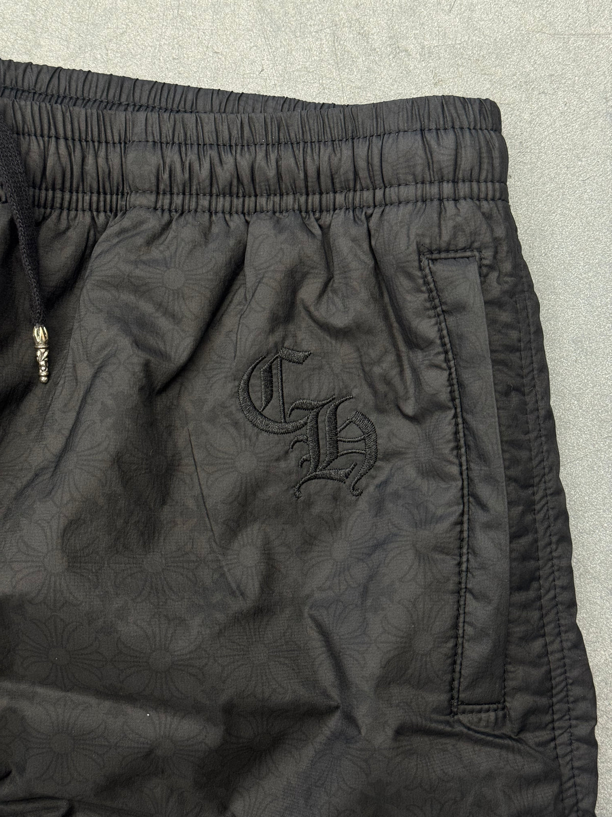 CHROME HEARTS MONOGRAM TRASH PICK UP TRACK PANTS