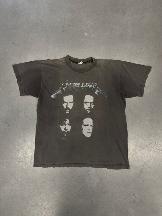 1991 METALLICA EUROPE BLACK TOUR TEE (FADED TAG)