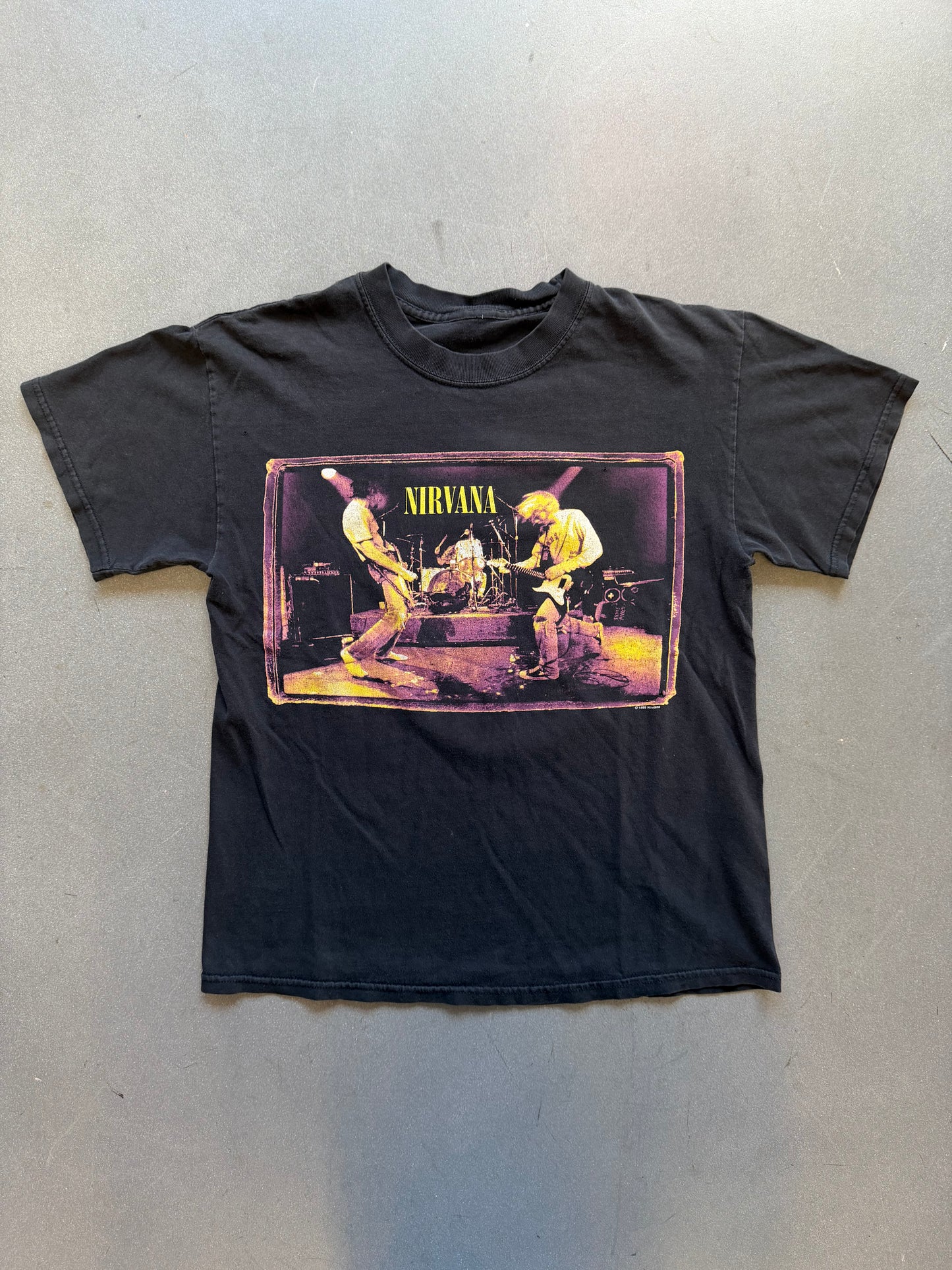 1996 NIRVANA FROM THE MUDDY BANKS OF THE WISHKAH TEE (PULLED TAG)