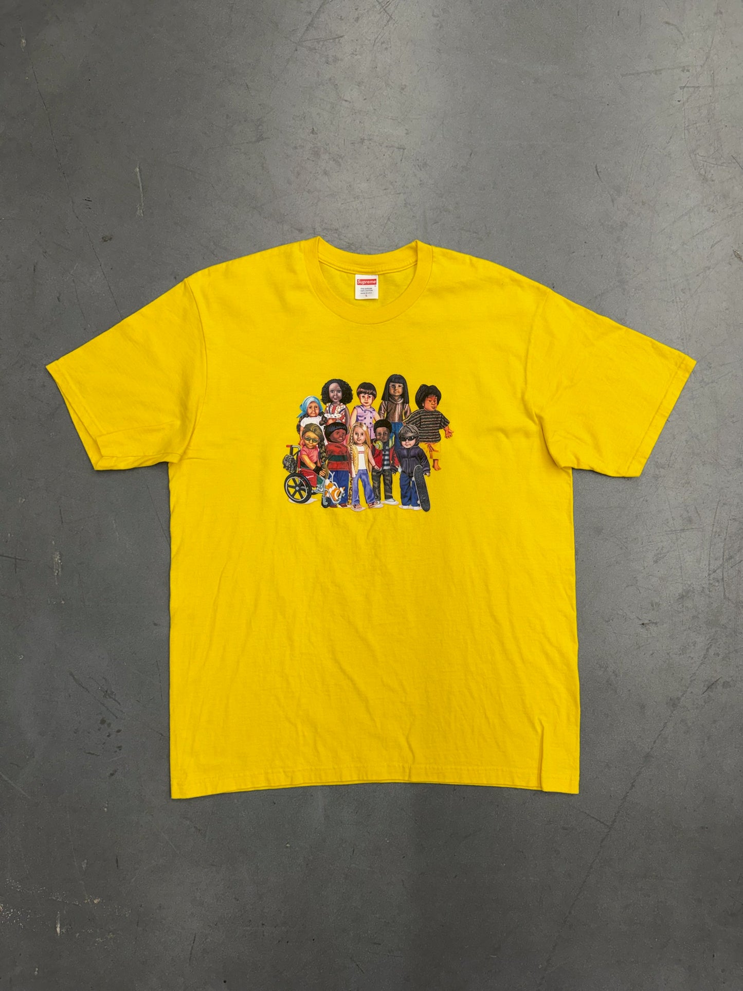 SS23 SUPREME CHILDREN TEE - YELLOW