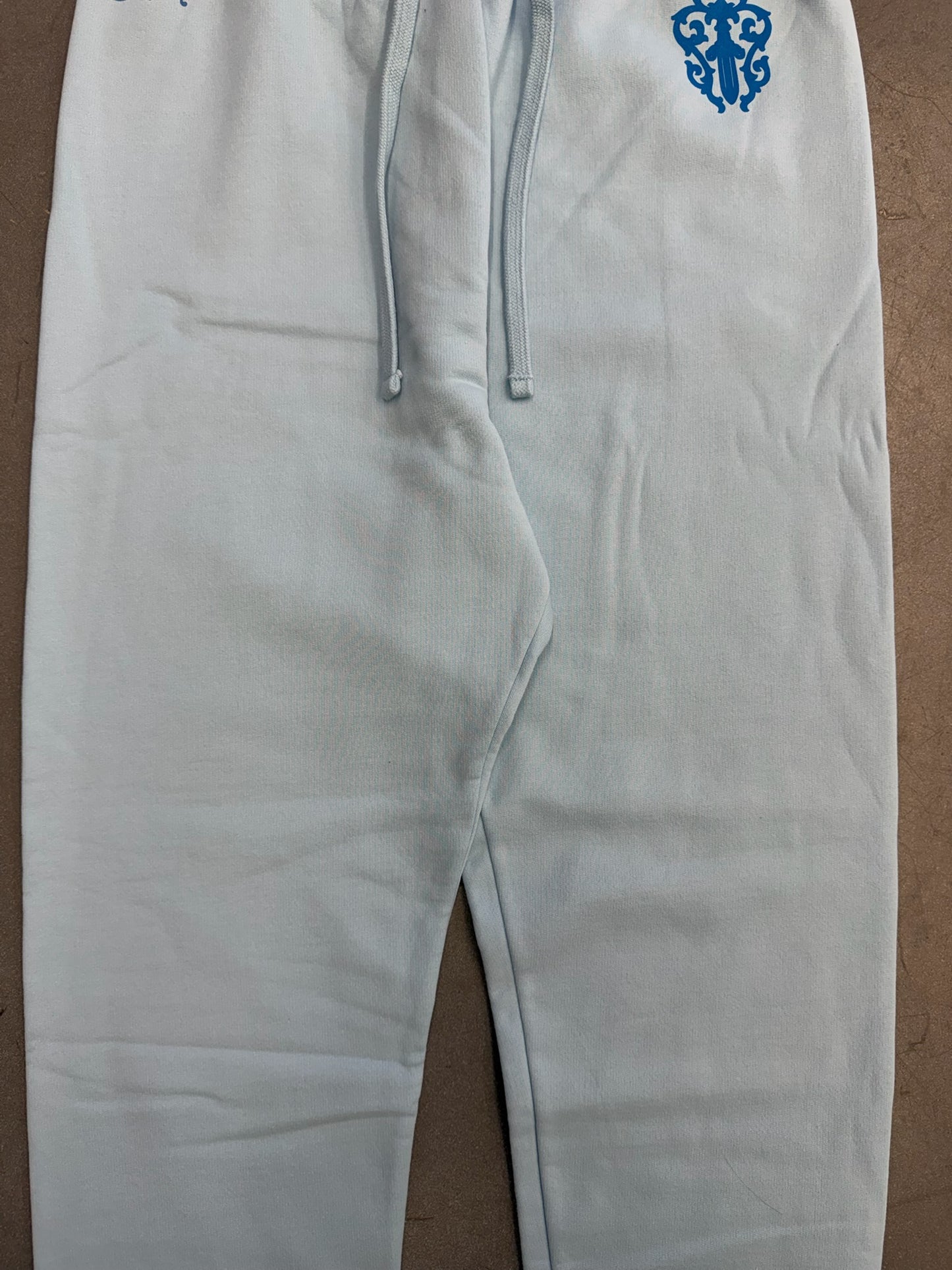 CHROME HEARTS MIAMI ART BASEL EXCLUSIVE VINE DAGGER SWEATPANTS - BABY BLUE