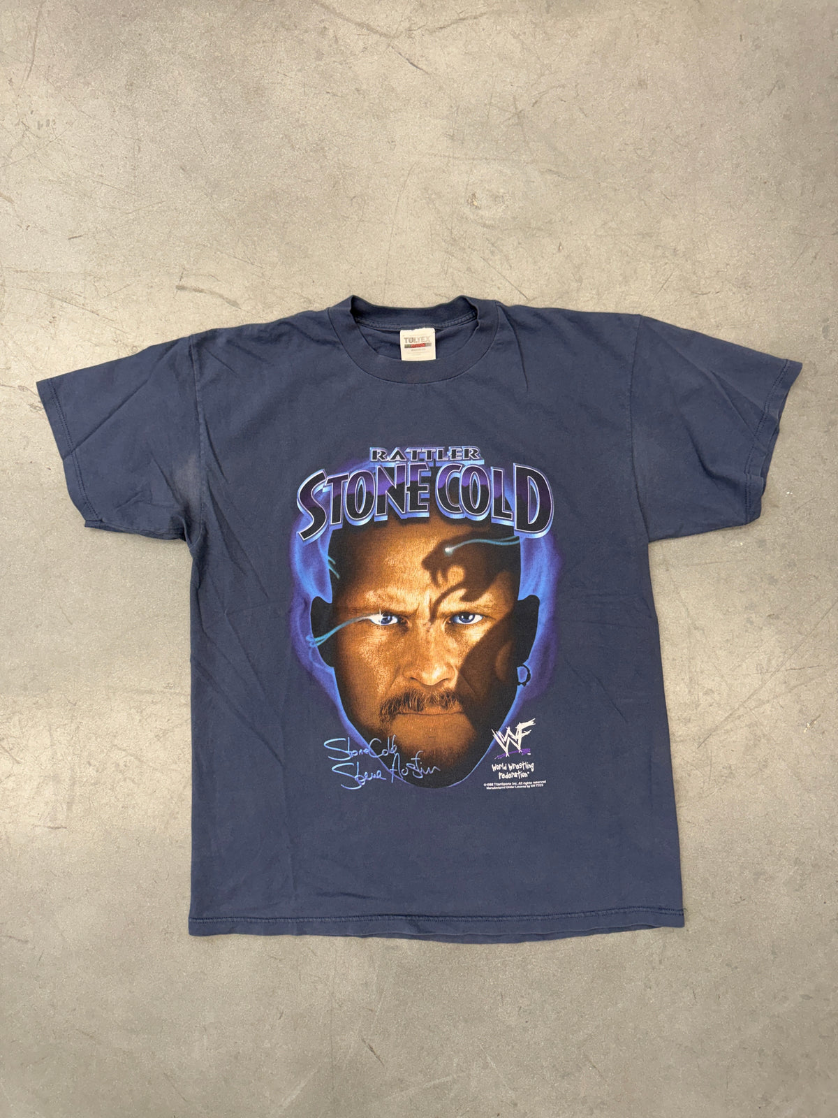 1998 WWF RATTLER STONE COLD TEE (TULTEX TAG)