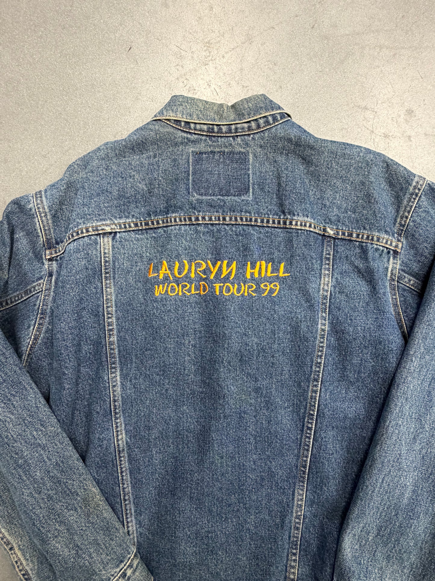 1999 LAURYN HILL THE MISEDUCATION WORLD TOUR LEVI'S DENIM JACKET