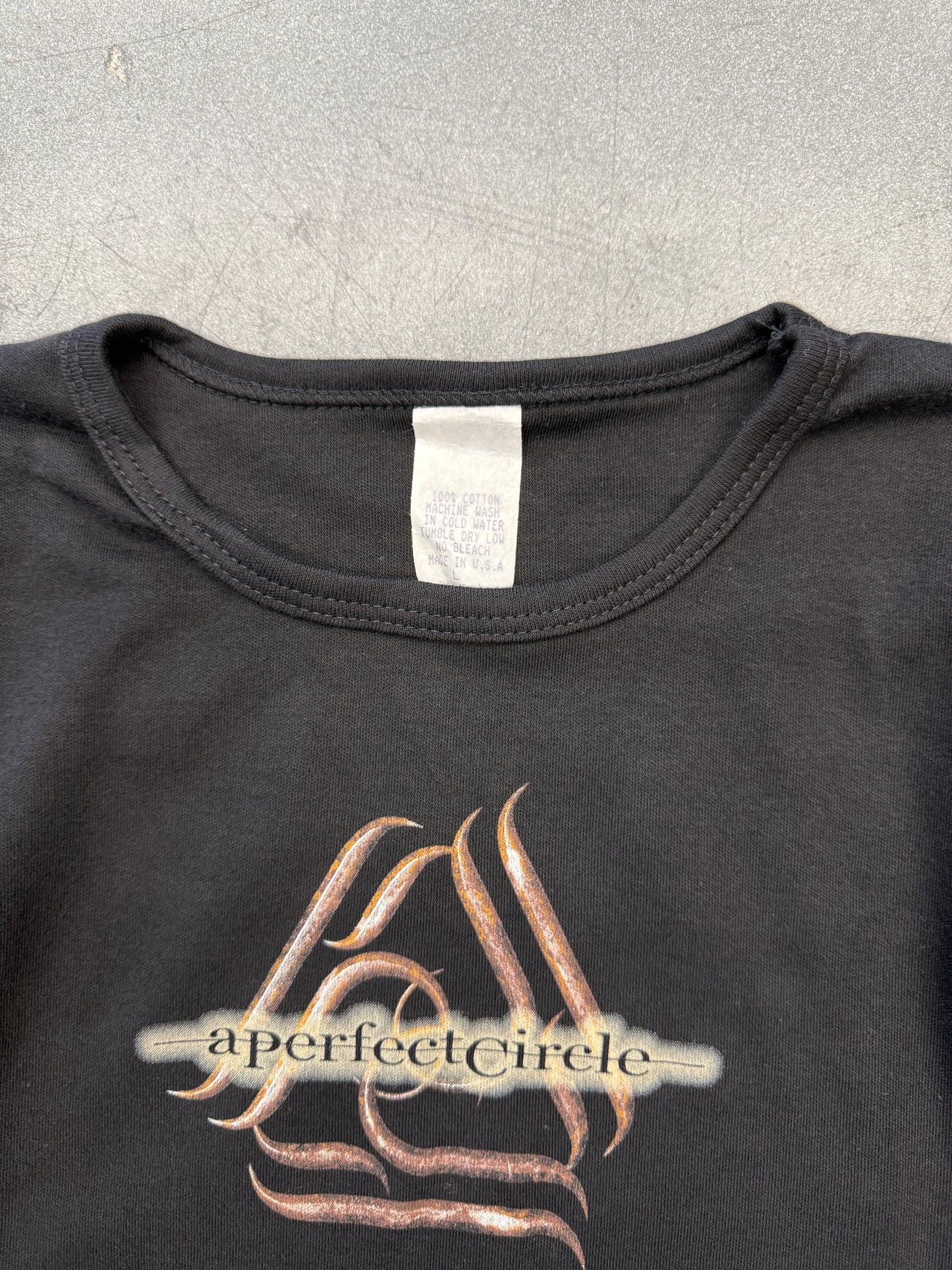 Y2K VINTAGE A PERFECT CIRCLE WOMEN'S TEE