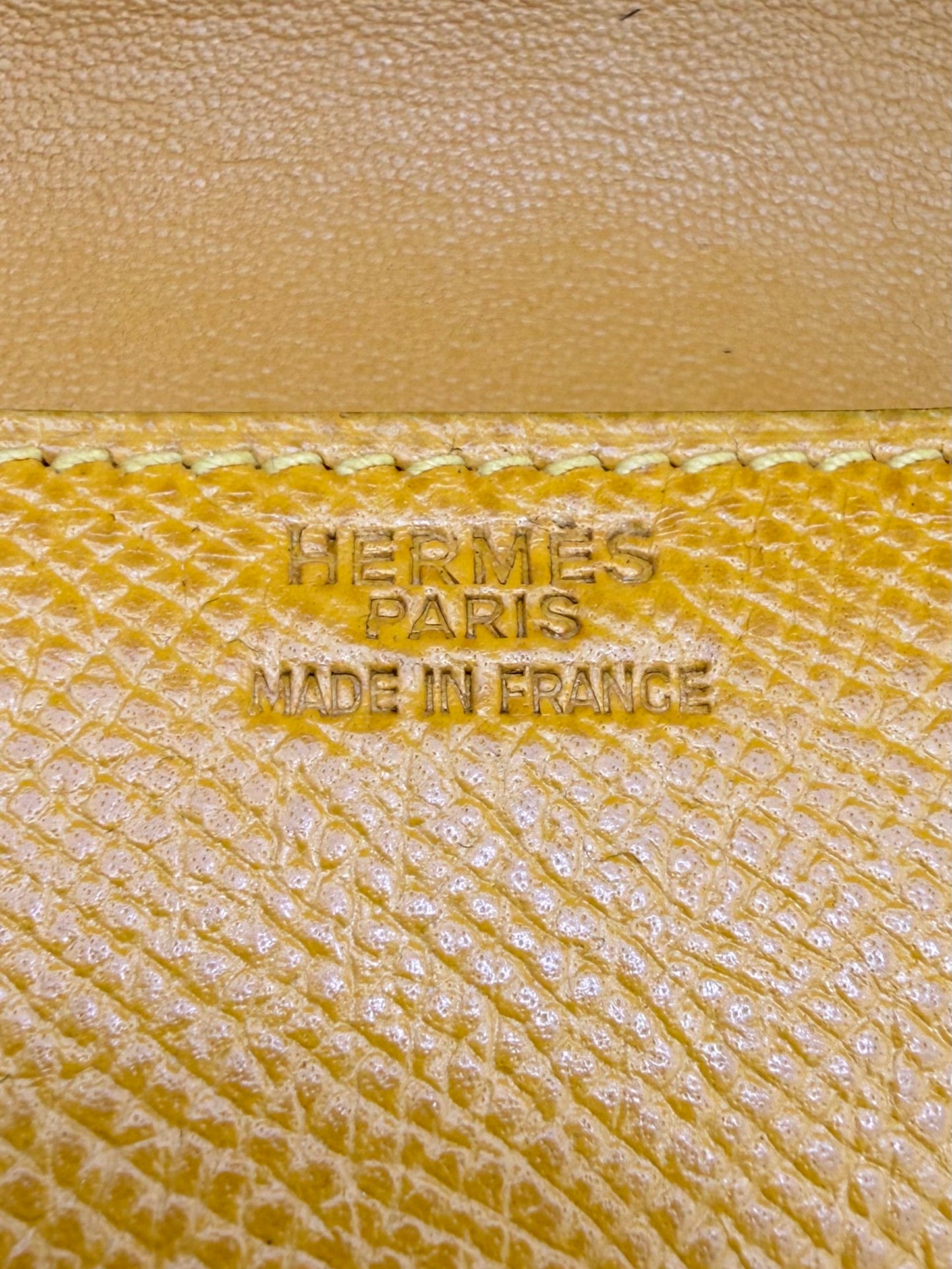 HERMES COURCHEVEL EX-LIBRIS CLUTCH (WITH DUSTBAG)