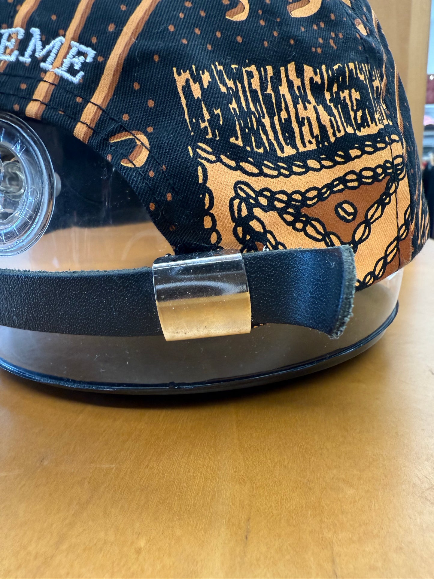 FW12 SUPREME CAIRO 5 PANEL STRAPBACK HAT