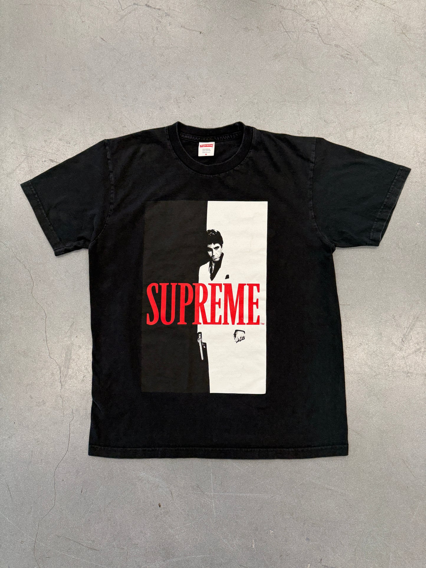 FW17 SUPREME SCARFACE SPLIT TEE