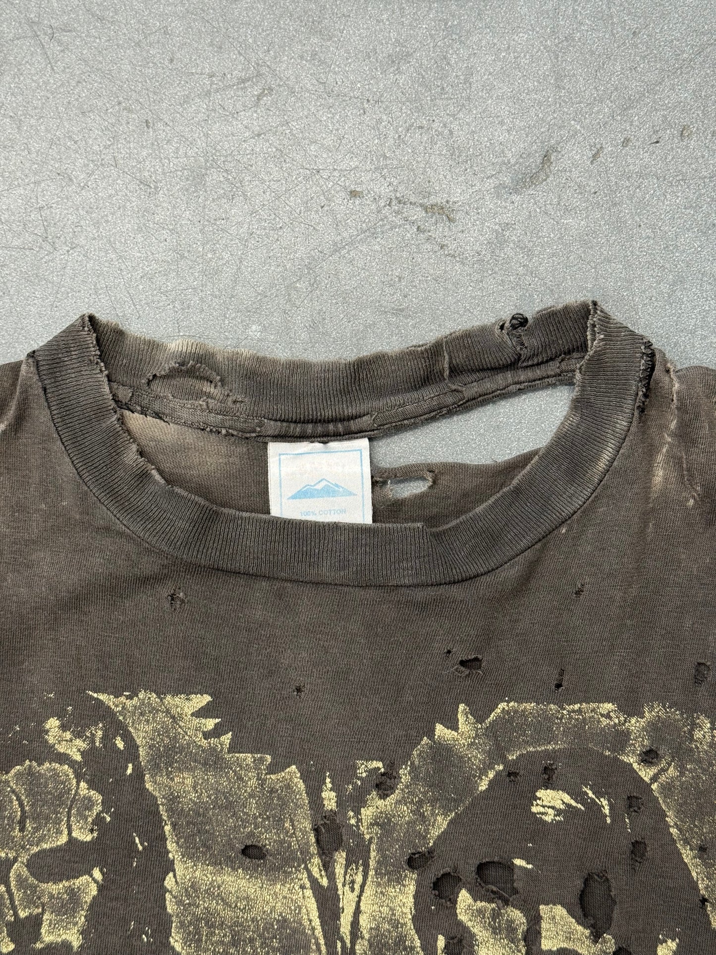 90'S MANA DISTRESSED TOUR TEE (FADED MOUNTAIN TAG)