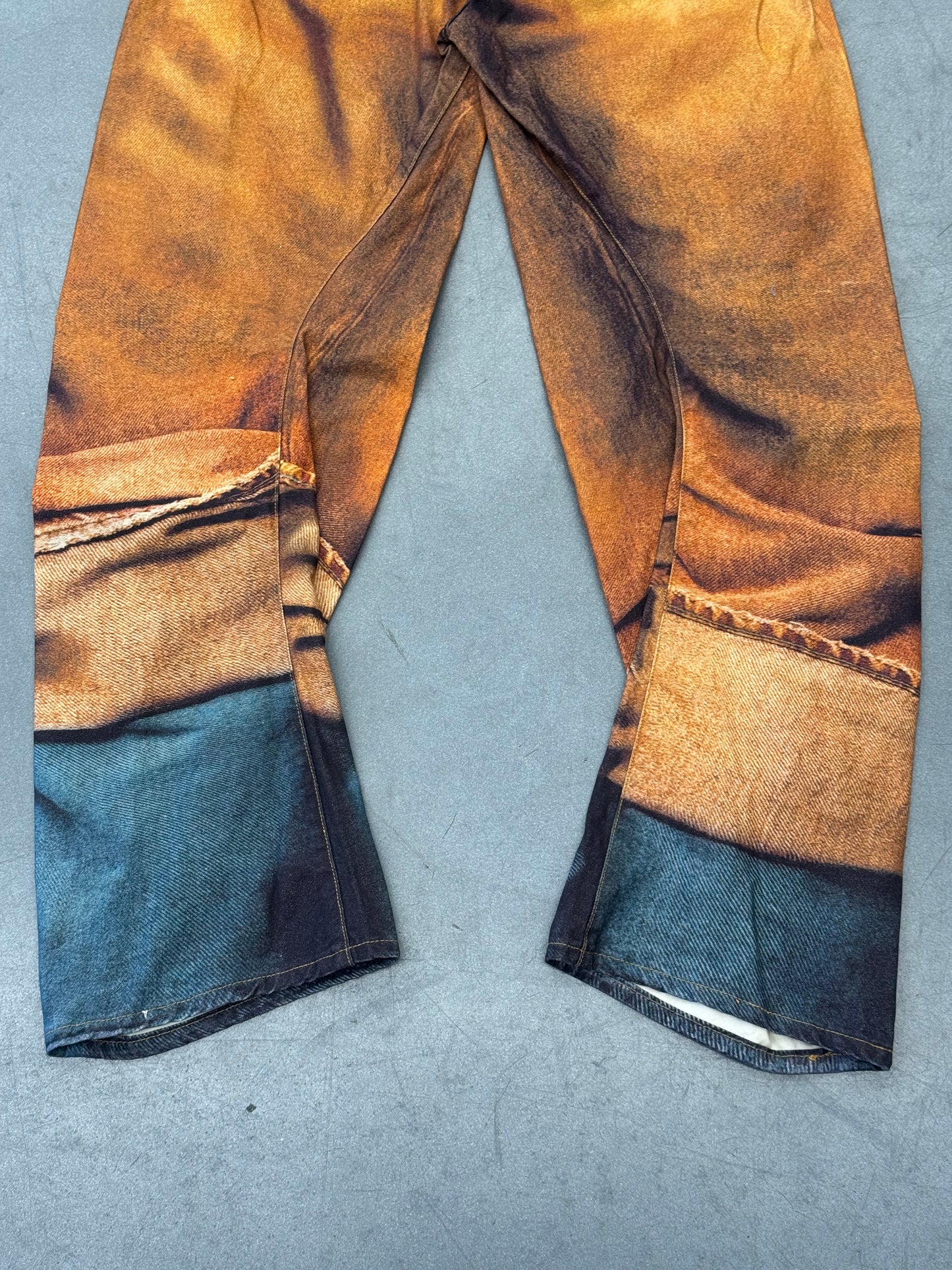 SS25 ACNE STUDIOS TLO STACKED BELTS 2006M LOOSE FIT JEANS