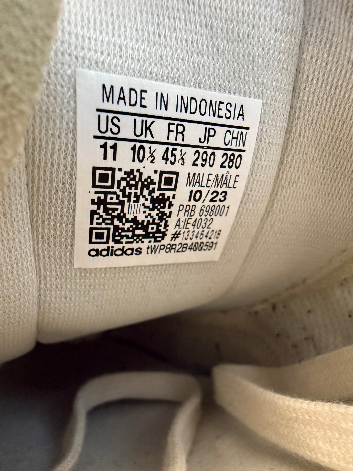 2023 SIZE 11 ADIDAS CLARKS 8TH STREET SAMBA BY RONNIE FIEG KITHMAS WHITE MULTI (PRE-OWNED NO BOX)