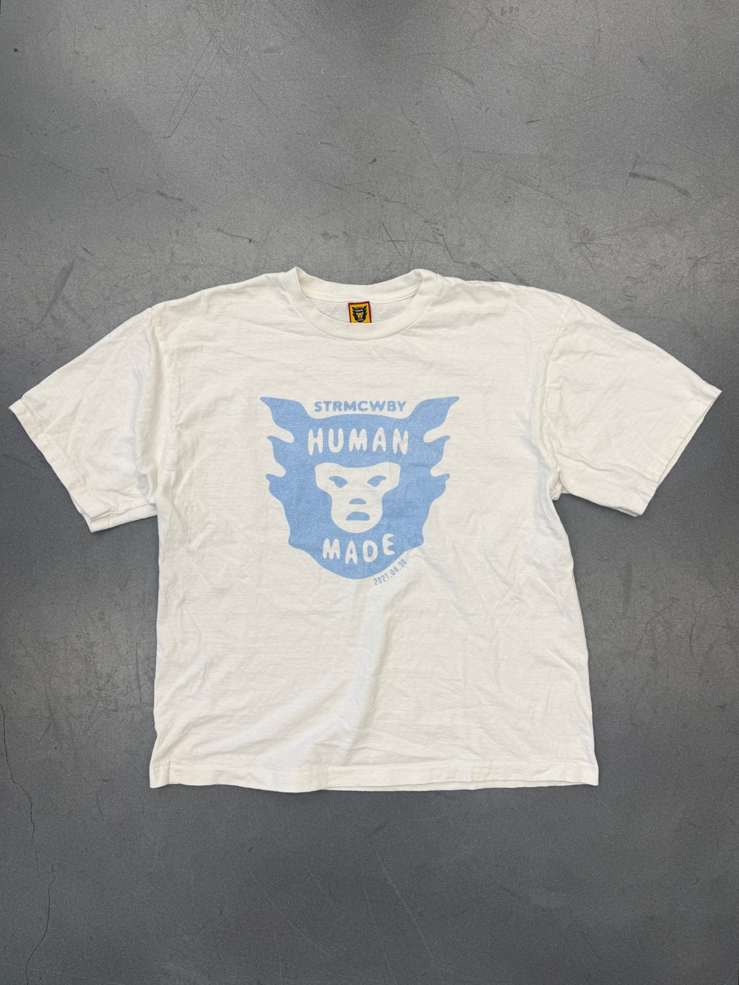 FW21 HUMAN MADE FACE LOGO TEE - WHITE