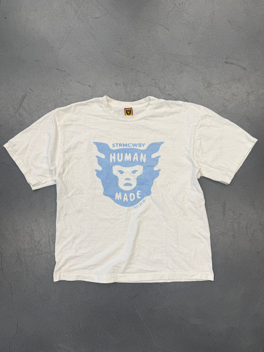 FW21 HUMAN MADE FACE LOGO TEE - WHITE