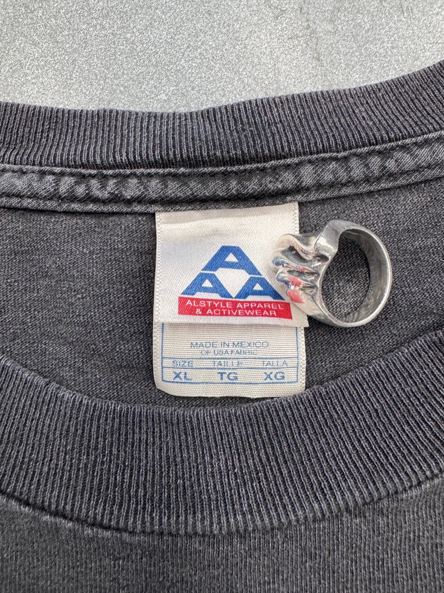 00'S MEGADEATH FLAME SKULL LS TEE (AAA TAG)