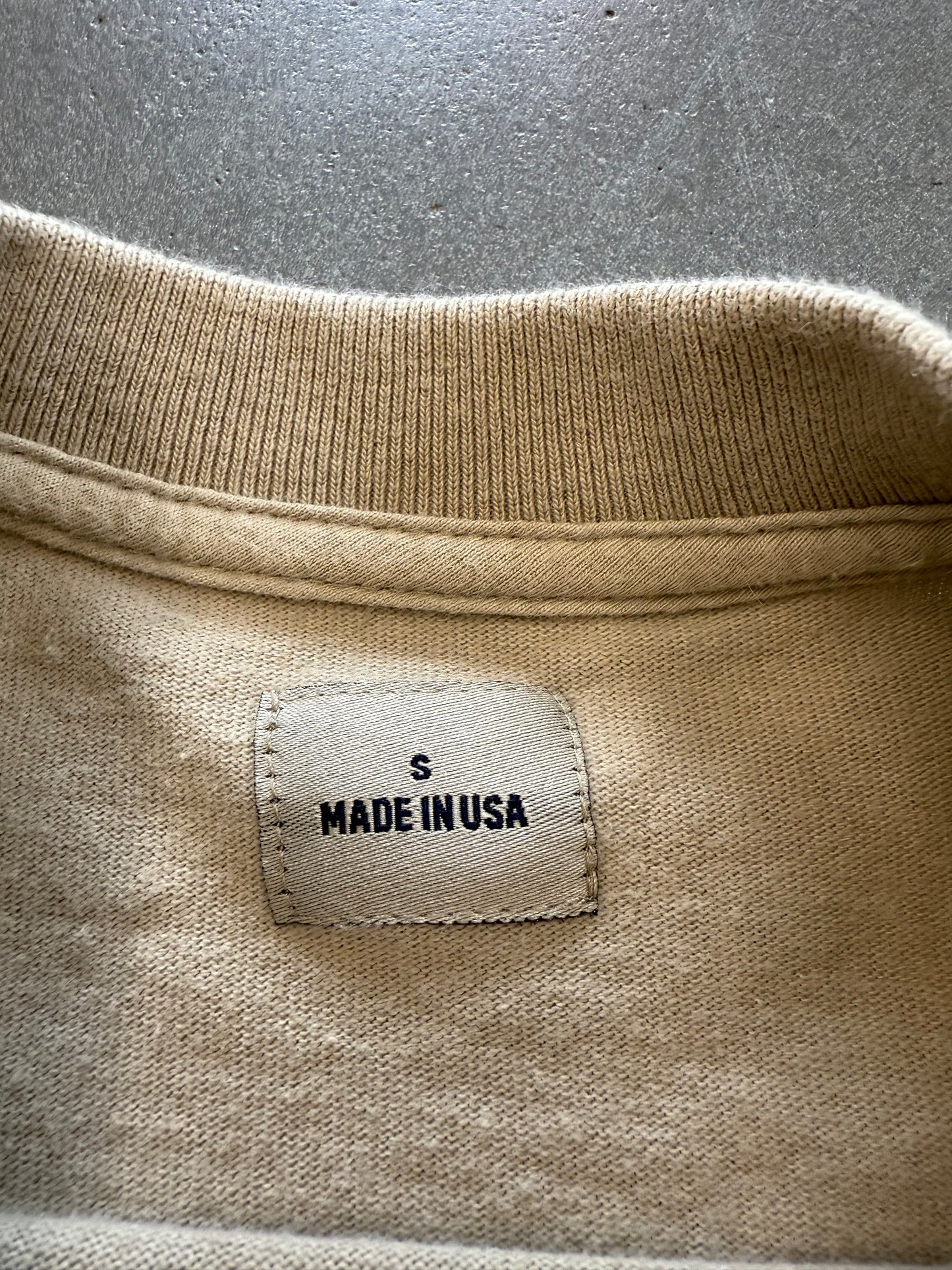 FW18 YEEZY WES LANG BIRD L/S TEE - VAPOR (S)