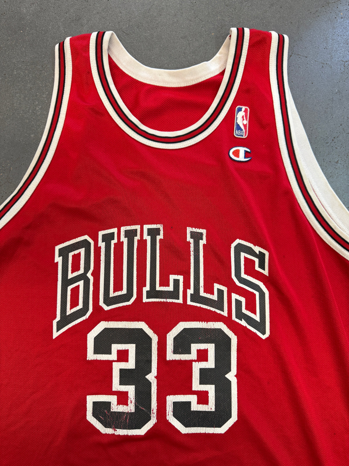 90'S CHICAGO BULLS PIPPEN BASKETBALL CHAMPION JERSEY