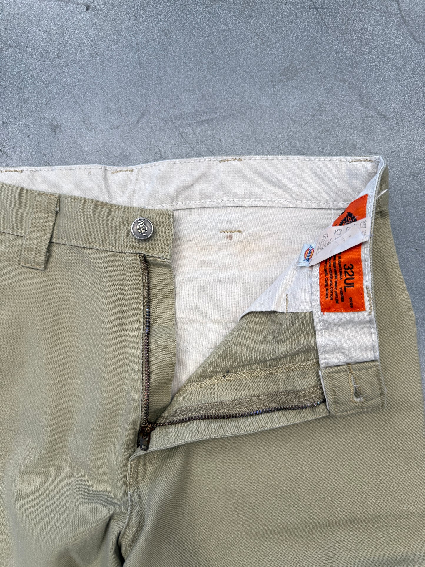 Y2K DICKIES CARGO WORK PANTS - BEIGE