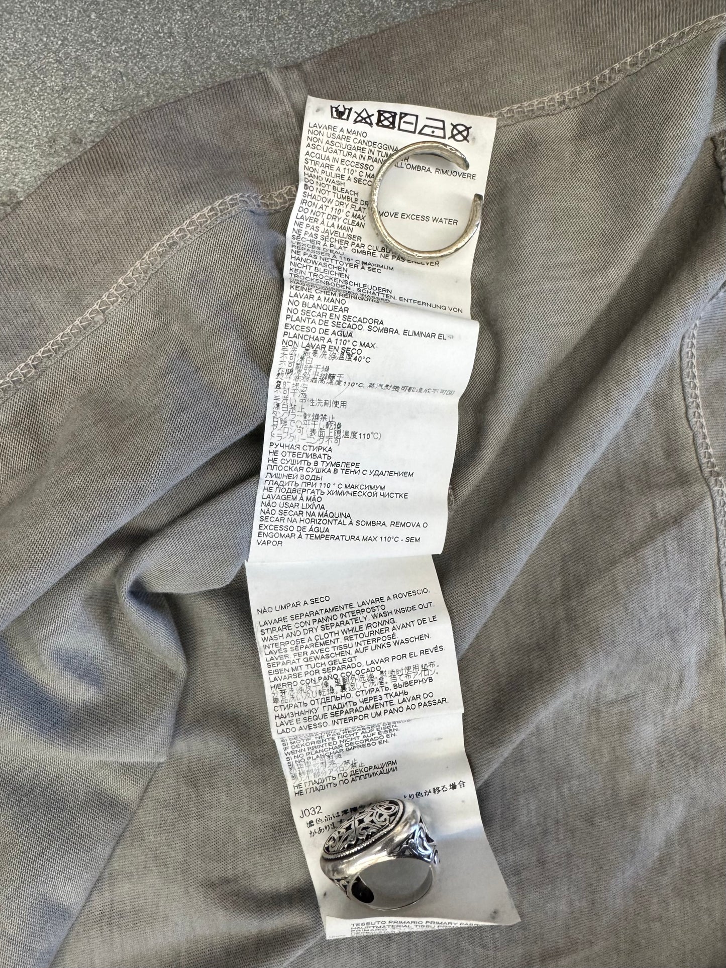 MAISON MARGIELA BASIC GREY TEE