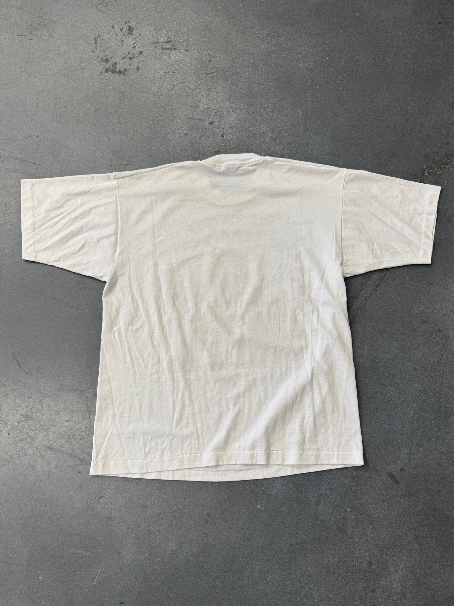 1995 HIS HOLINESS POPE JOHN PAUL II OLD ENGLISH SPELLOUT TEE (CUT FOTL BEST TAG)