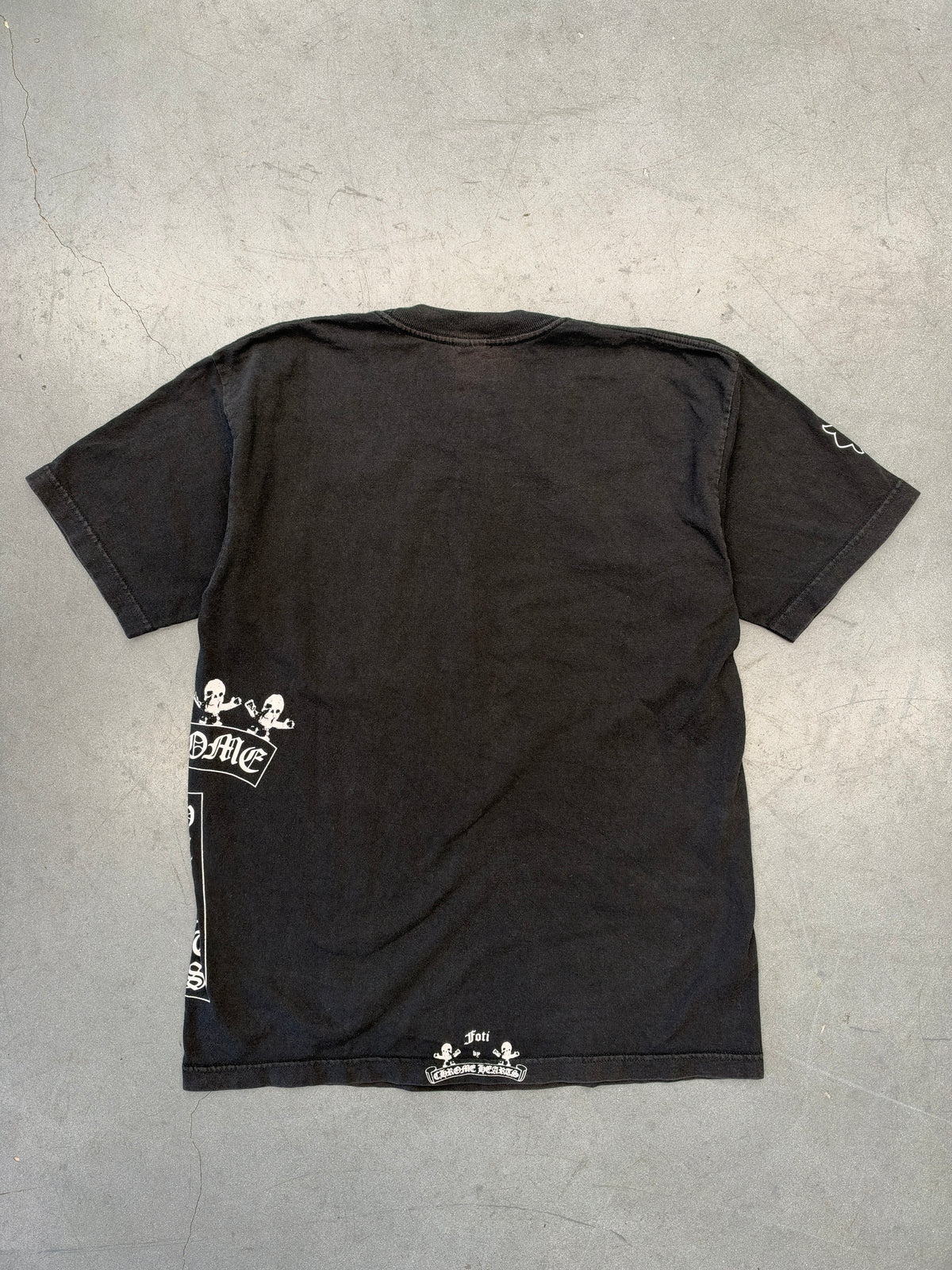 VINTAGE CHROME HEARTS FOTI HARRIS TEETER T-BAR POCKET TEE (CHROME HEARTS TAG)