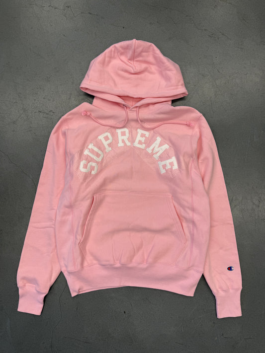 SS25 SUPREME  CHAMPION HOODED SWEATSHIRT