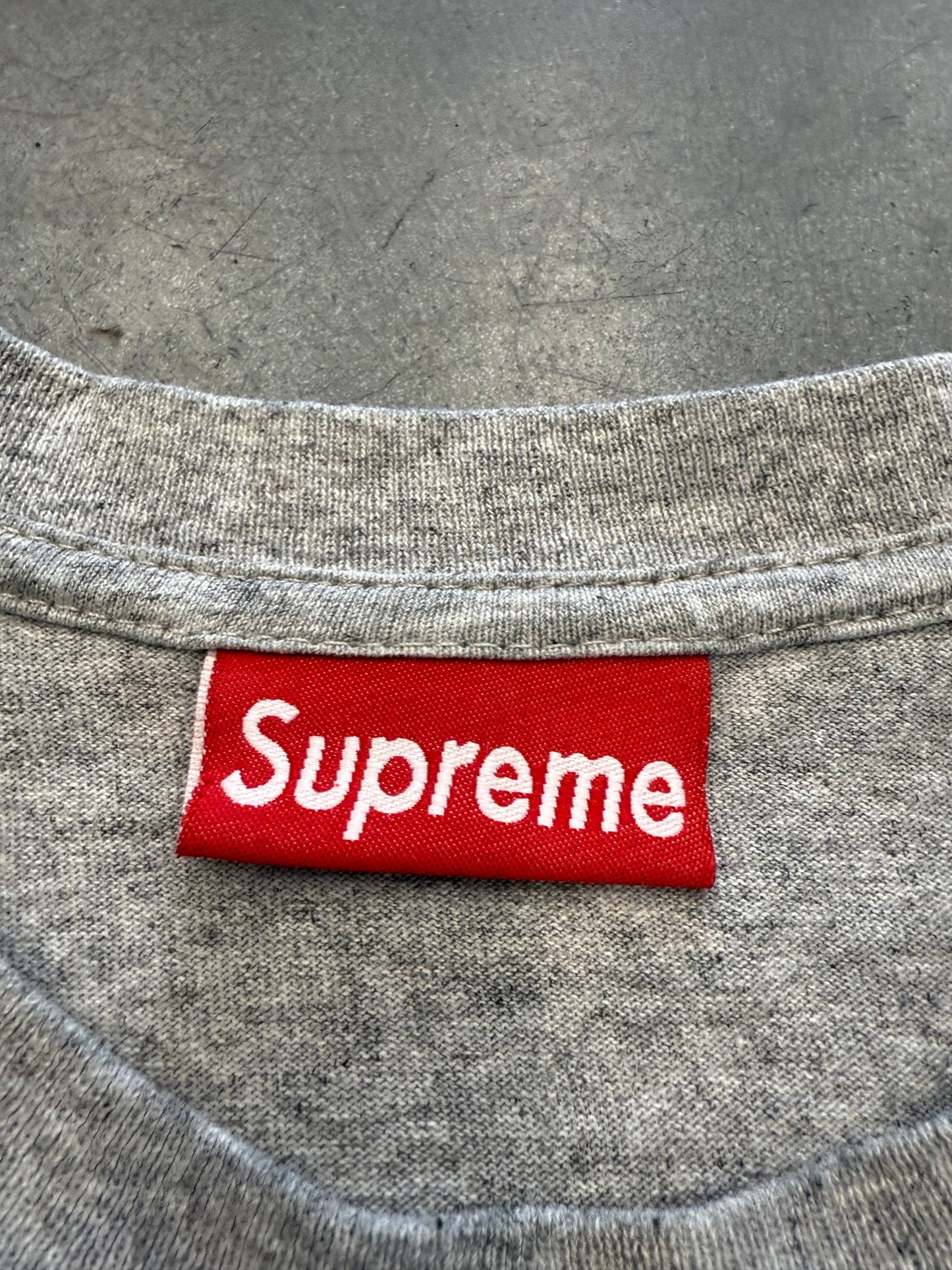 1996 SUPREME RED BOX LOGO TEE (MADE IN USA TAG)
