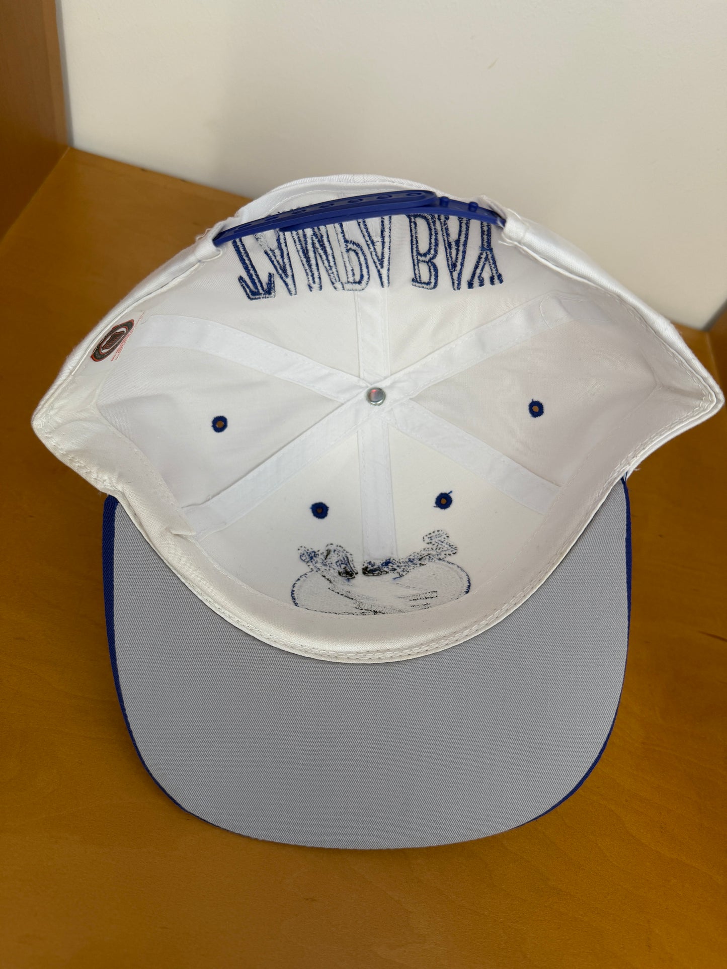 90'S TAMPA BAY LIGHTNING EMBROIDERED BRIM SNAPBACK (NHL TAG)