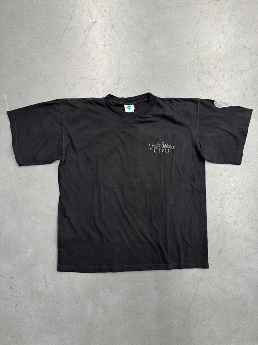 90'S SMASHING PUMPKINS INFINITE SADNESS CREW TEE (TOUR CHAMP TAG)