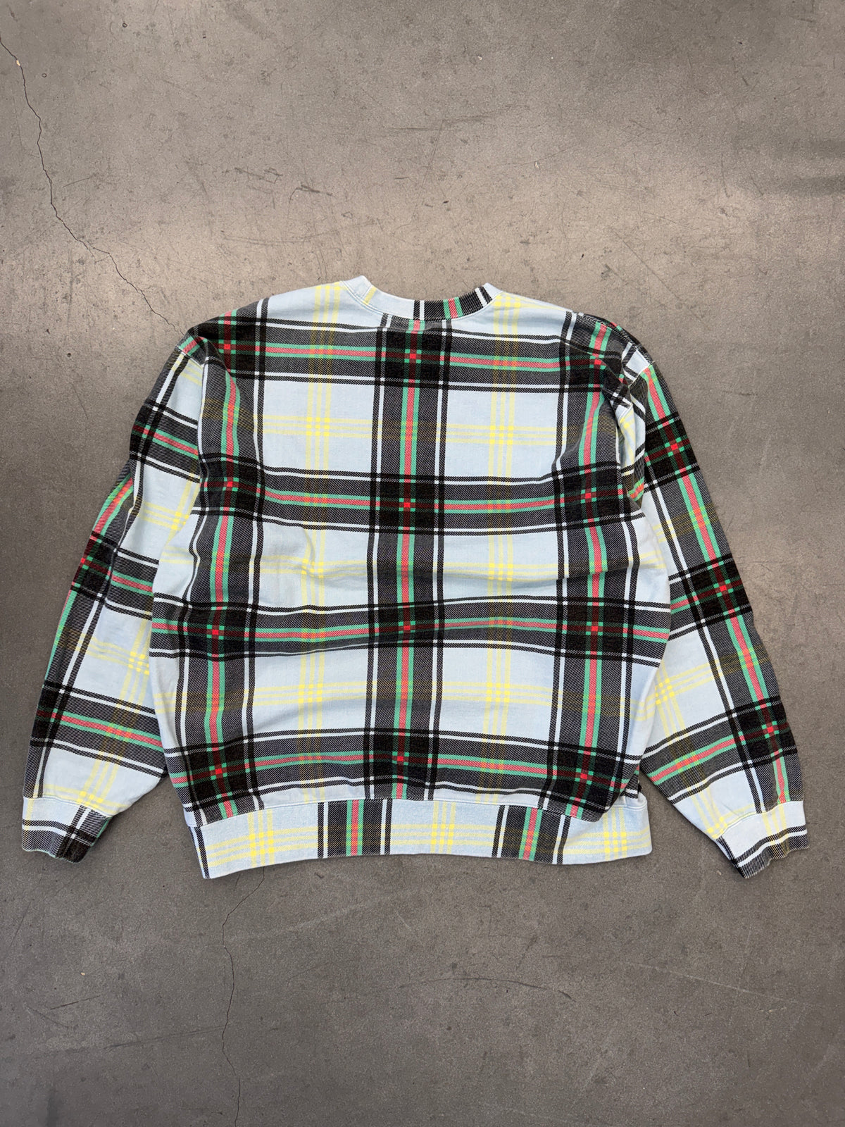 SS21 SUPREME PLAID CREWNECK