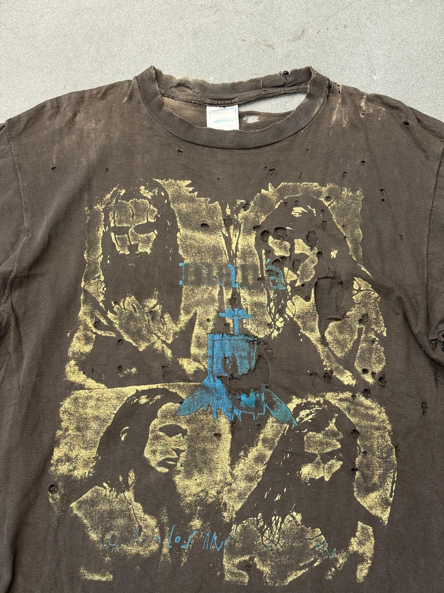 90'S MANA DISTRESSED TOUR TEE (FADED MOUNTAIN TAG)