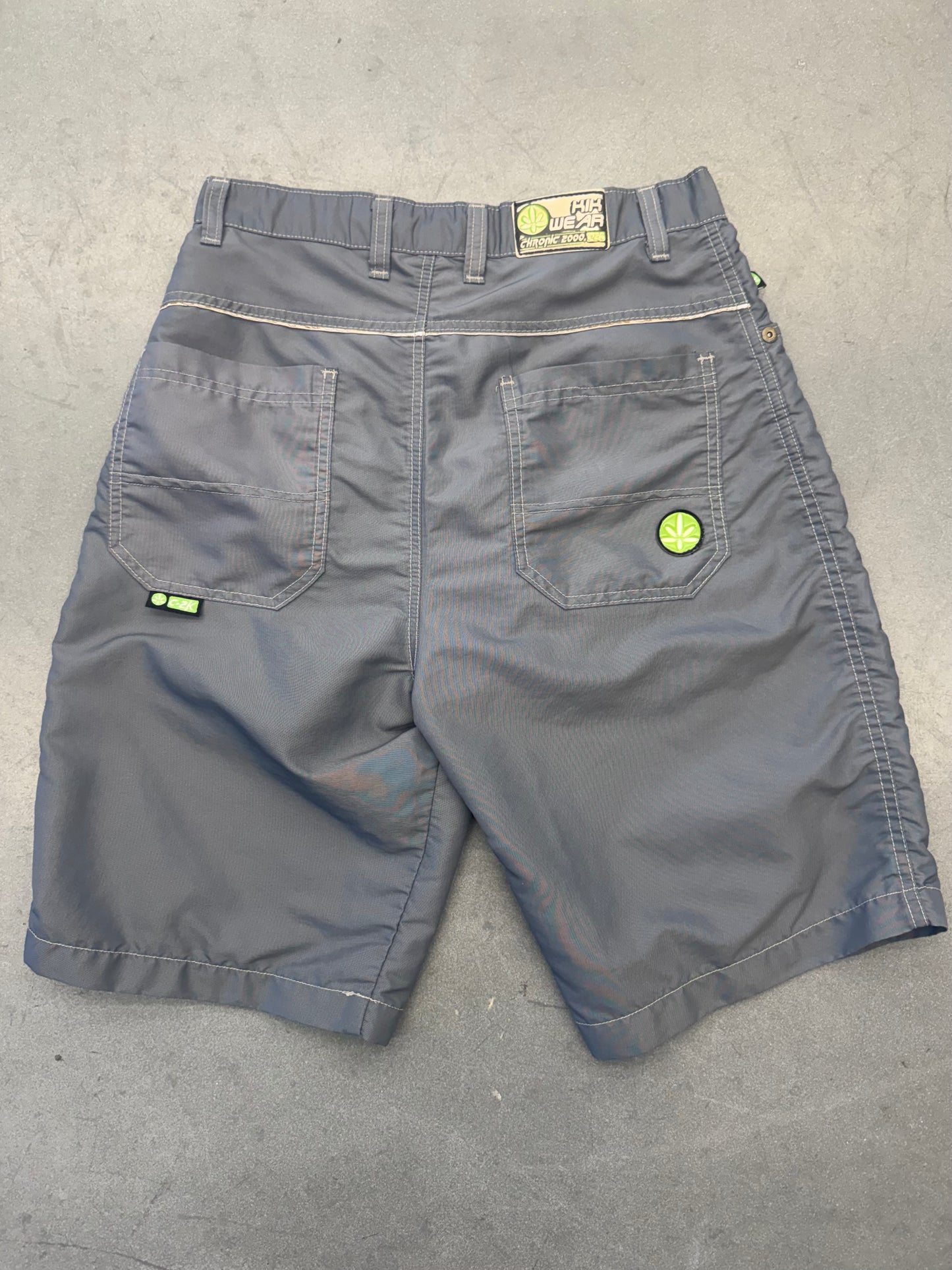 KIK WEAR CHRONIC 2000 C-2K NYLON SHORTS SIZE 30