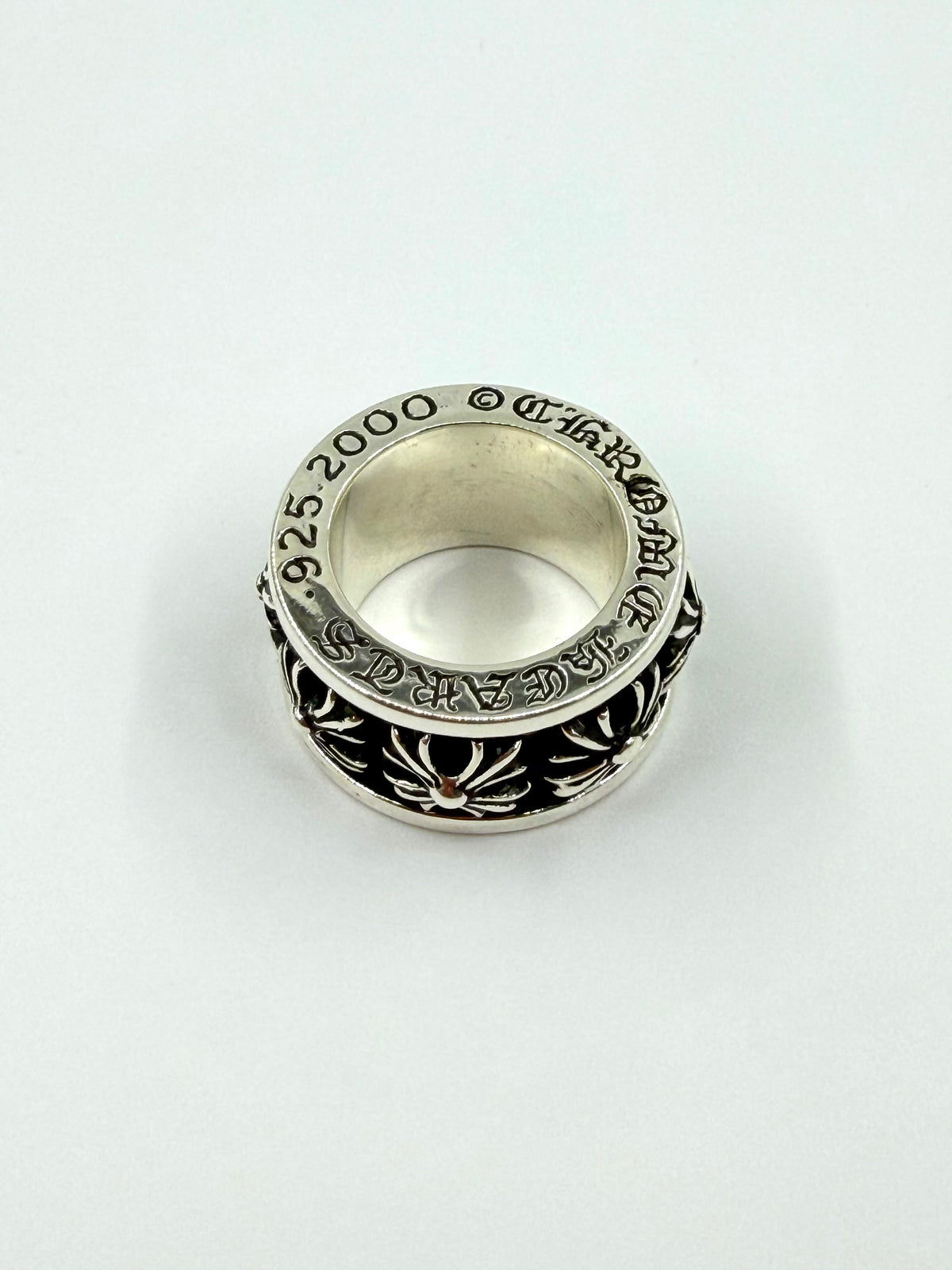 CHROME HEARTS PLUS SPINNER SILVER RING