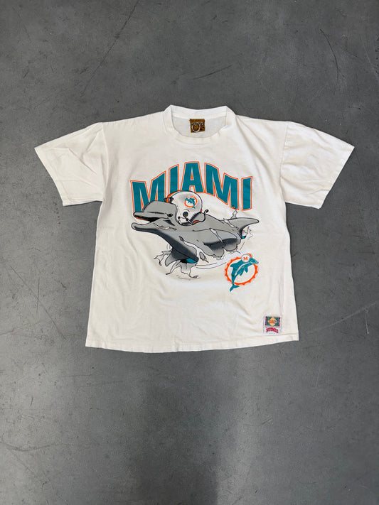 1993 NFL MIAMI DOLPHINS BREAKTHROUGH TEE (NUTMEG TAG)