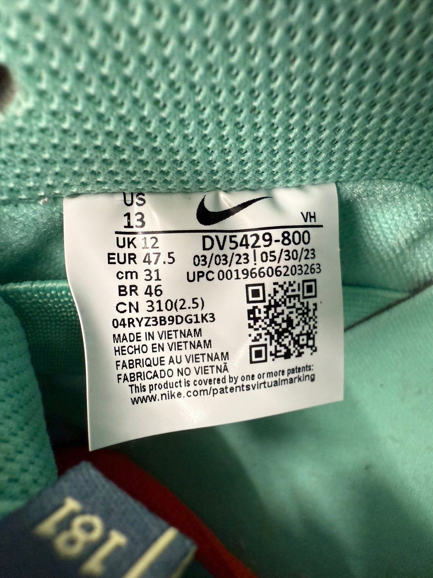 2023 SIZE 13 NIKE SB DUNK LOW ORANGE EMERALD RISE