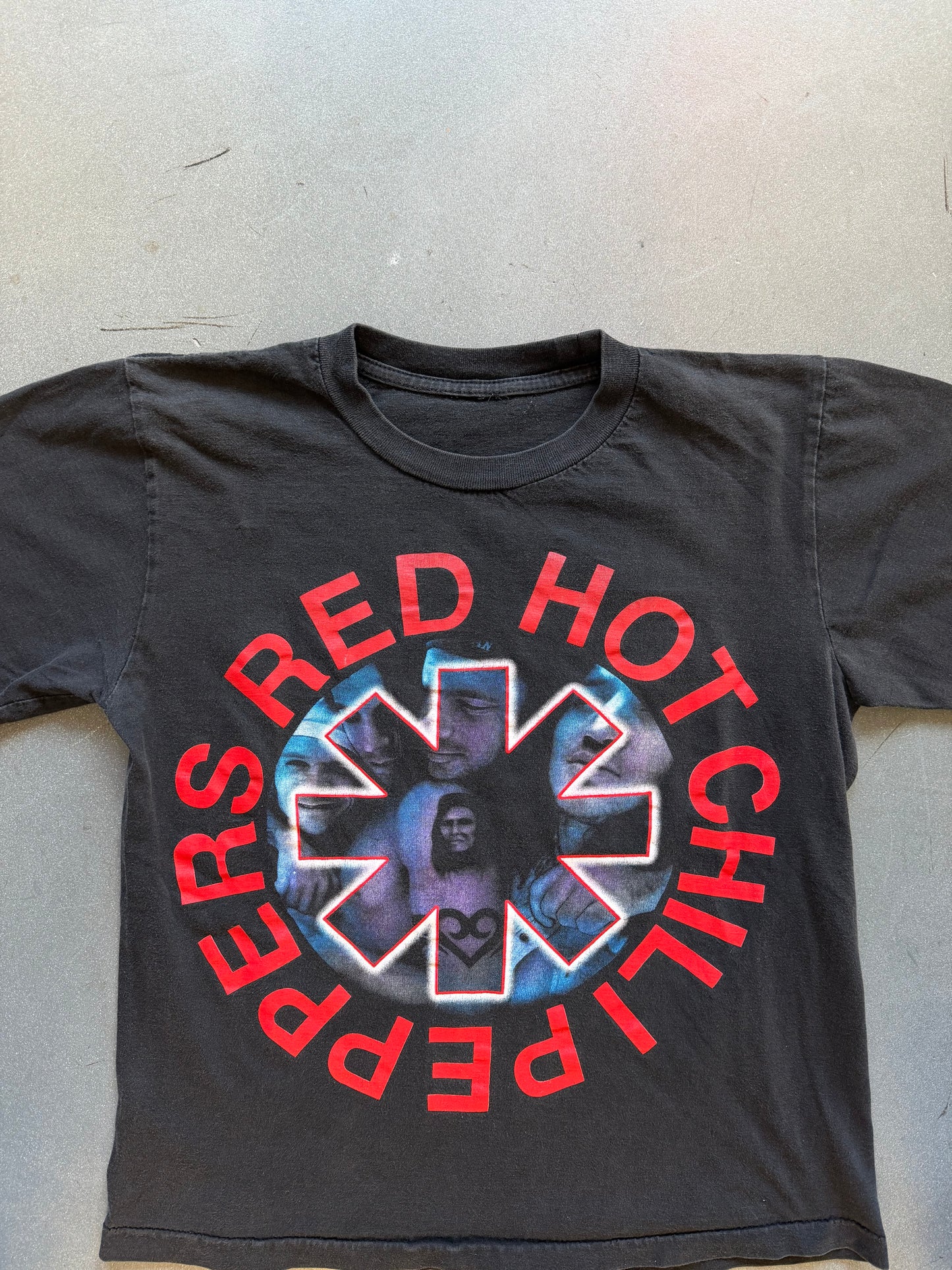 90S RED HOT CHILLI PEPPERS AZTEC BOOTLEG TEE (PULLED TAG)