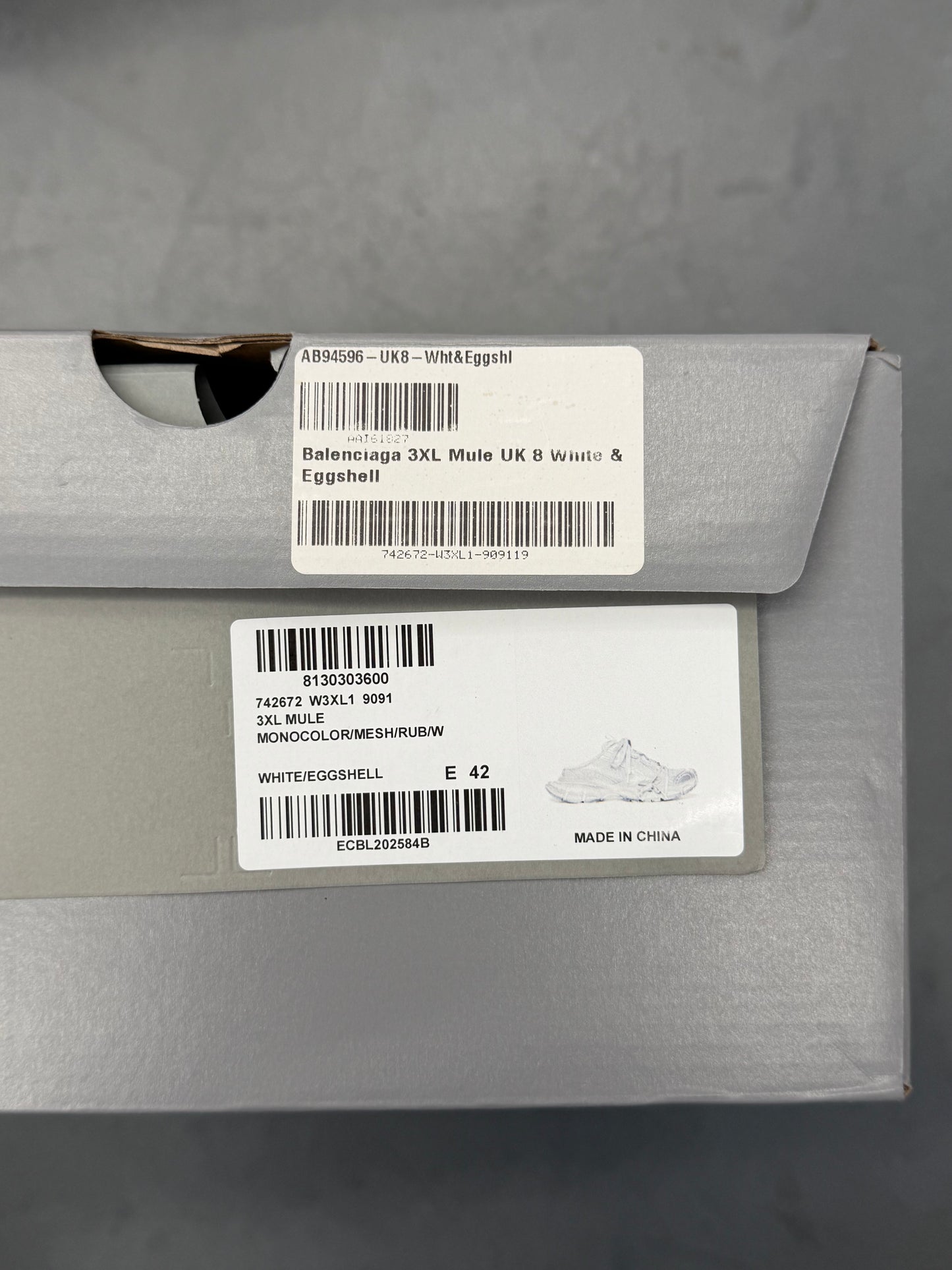 SIZE 42 BALENCIAGA 3XL MULE (W/ BOX)