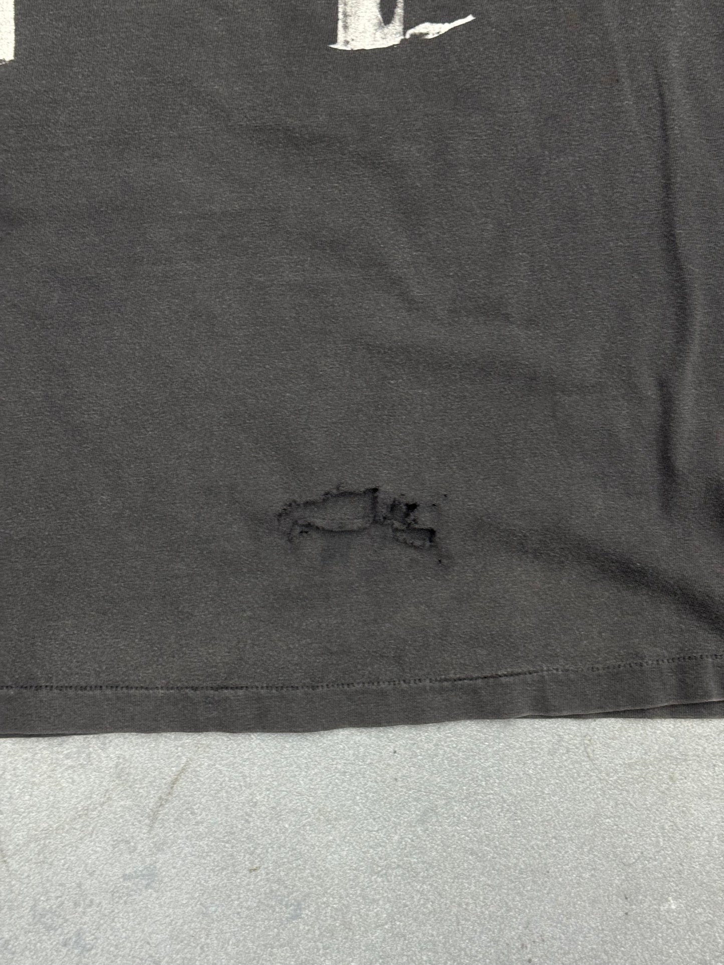 90S I MOTHER EARTH LS BAND TEE (HANES BEEFY TAG)