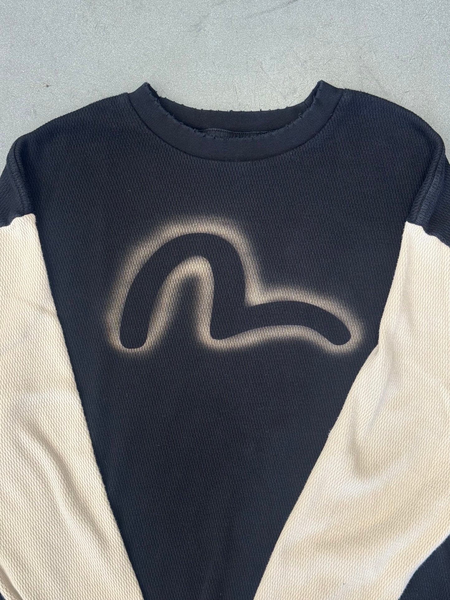 VINTAGE EVISU AIRBRUSH LOGO THERMAL
