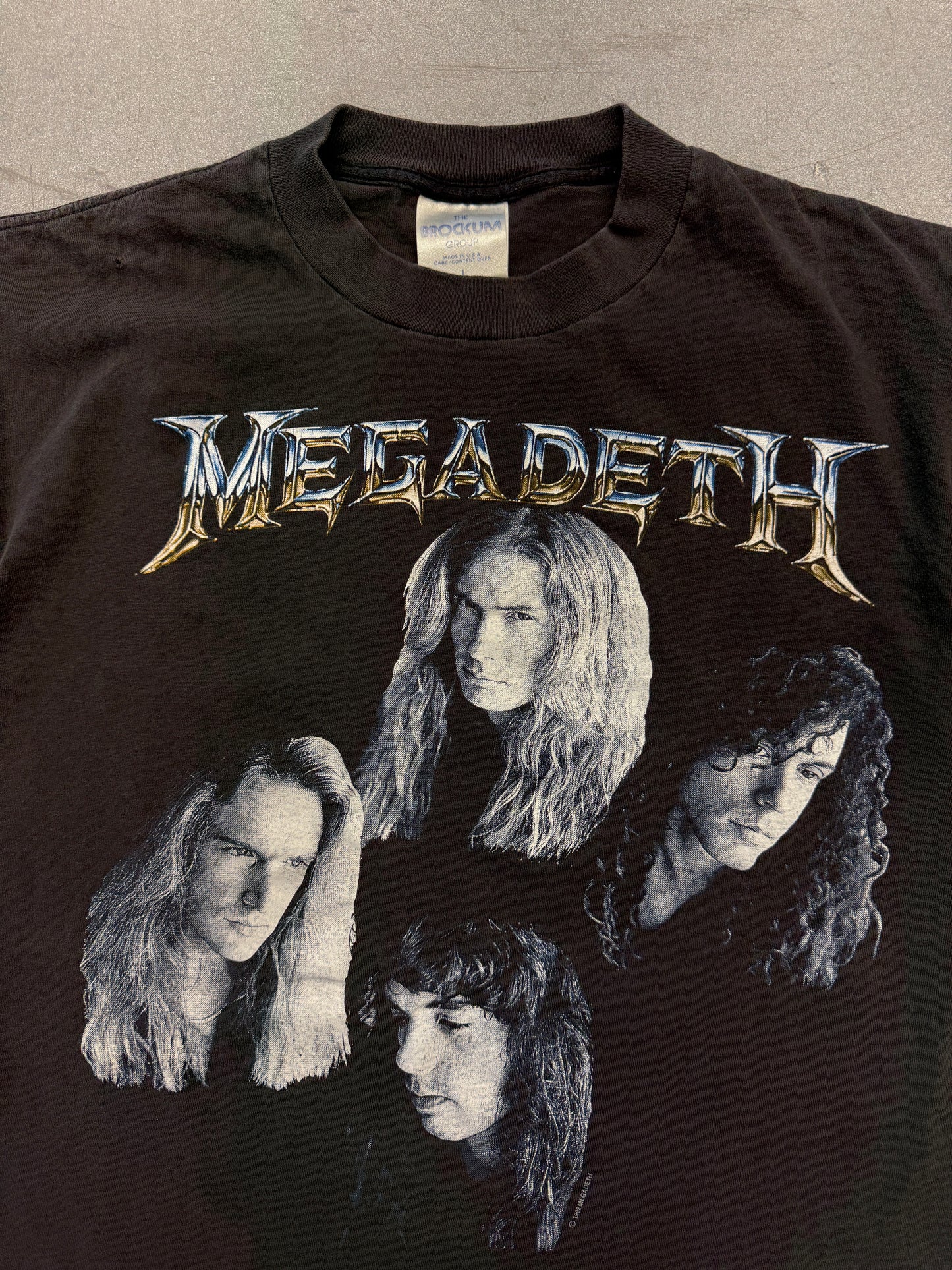 1992 MEGADETH "COUNTDOWN TO EXTINCTION" TEE (BROCKUM TAG)